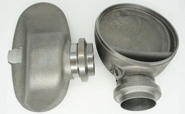  GJS-시모 40-6 구상 흑연 주철에서 배기관 플랜지를 위한 금속 주조 부품